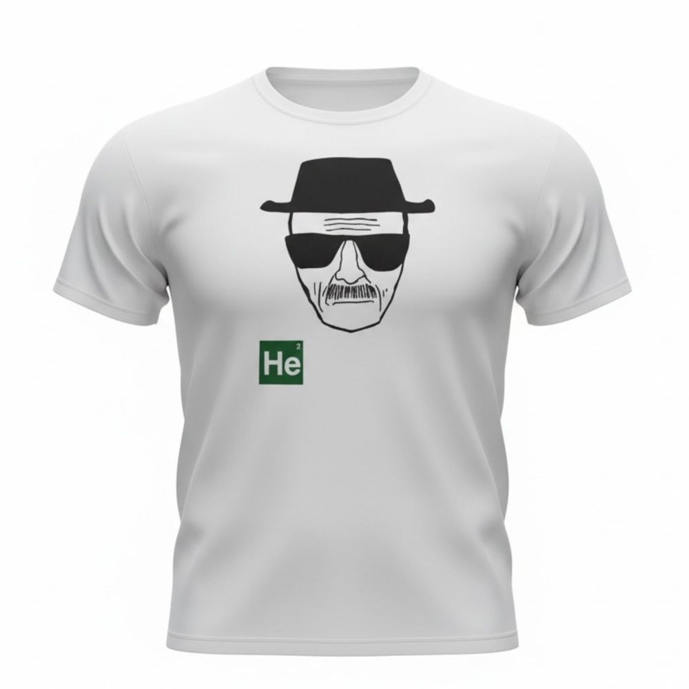 White Heisenberg Breaking Bad T-Shirt